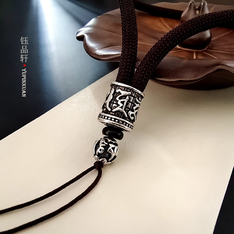 手把件挂绳高档翡翠吊坠绳弹弓失手绳钥匙绳文玩件绳高端玉石腕绳