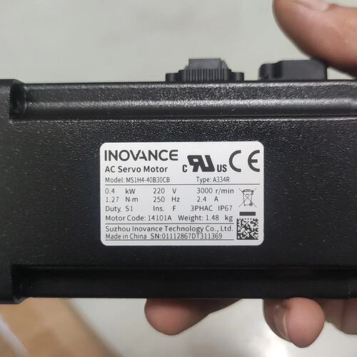 MS1H4-40B30CB-A 汇川 伺服电机 400W 工业自动化驱动/修或换