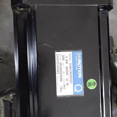 Q1AA13400DXS02 三洋 伺服电机 4.0KW Q系列 工业驱动/修或换
