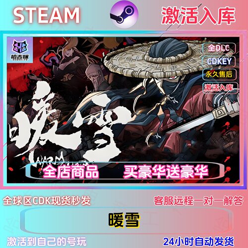 STEAM正版暖雪最终版激活码全DLC