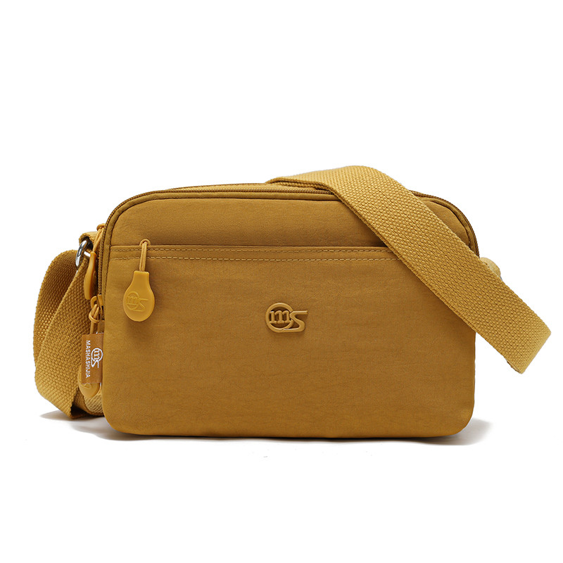 2025新多层斜挎包休闲百搭多口袋便携布包防泼水单肩女包轻便小包,箱包皮具/热销女包/男包,通用款女包,淘宝优惠券,粉丝福利购,淘宝优惠卷