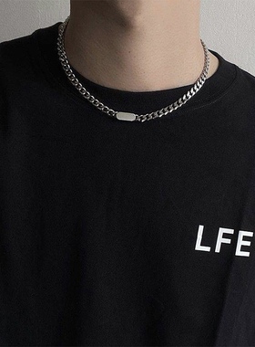 hiphop潮人方牌古巴项链