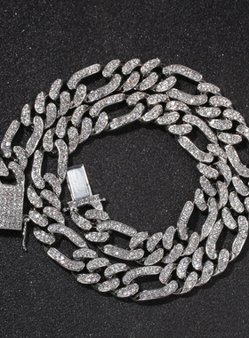 美式满钻费加罗古巴项链