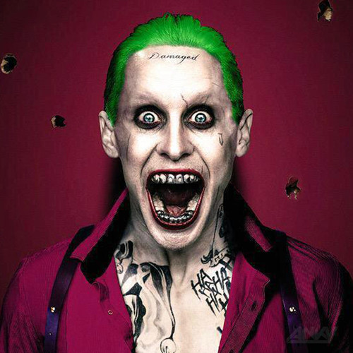 自杀小队小丑joker镀金牙套
