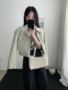 【TABLE】纯色百搭拉链简约风短外套