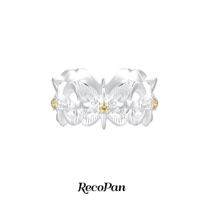 精工雕刻法式轻奢戒指