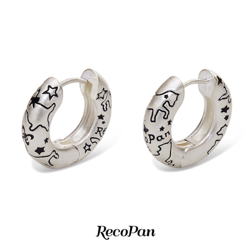 黄子弘凡同款以梦为马耳圈戒指