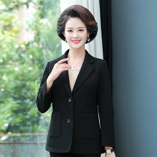 外套中年女士洋气短款小西服