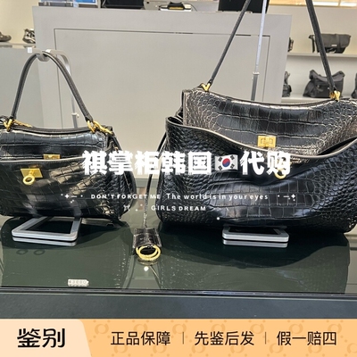 祺掌柜韩国免税店巴黎世家rodeo系列鳄鱼纹mini2604美金