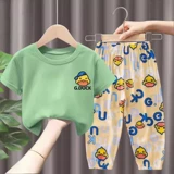B.Duck, летний комплект подходит для мужчин и женщин, летняя футболка с коротким рукавом, летняя одежда, средство от комаров, штаны, детская одежда, официальный флагманский магазин