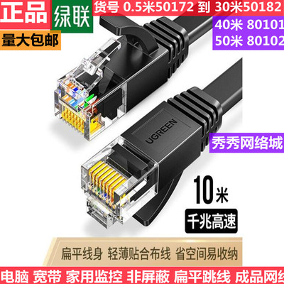 绿联nw102扁平网线六类线