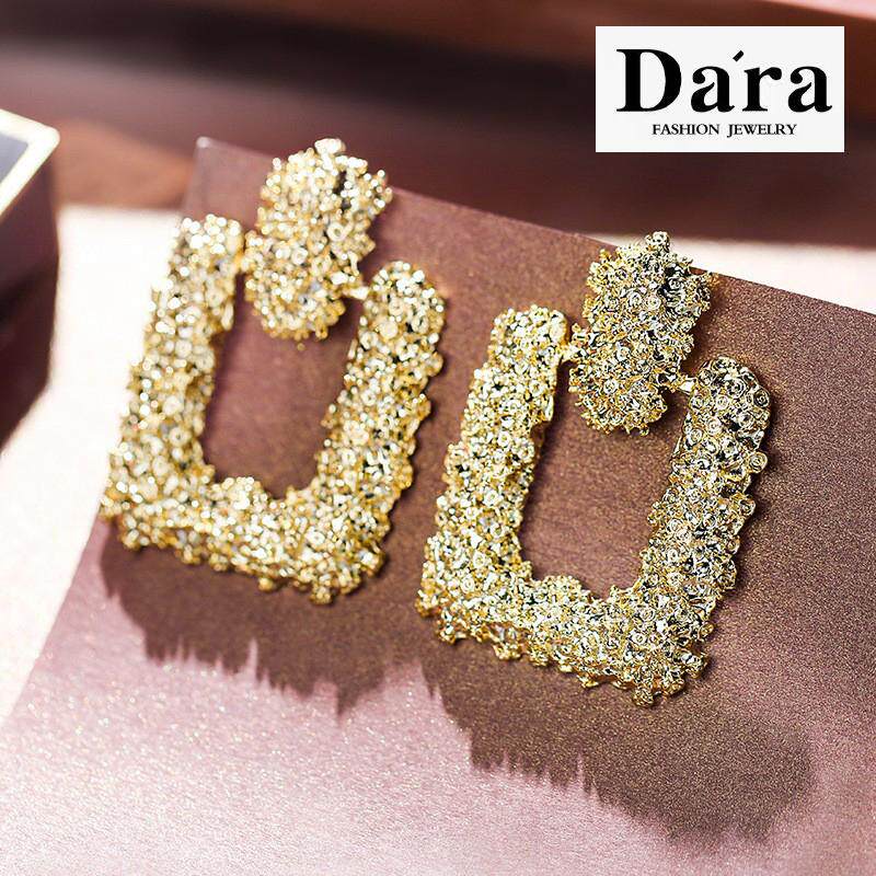 925银针个性夸张张扬个性大耳环女 欧美2025新款潮网红性感耳饰