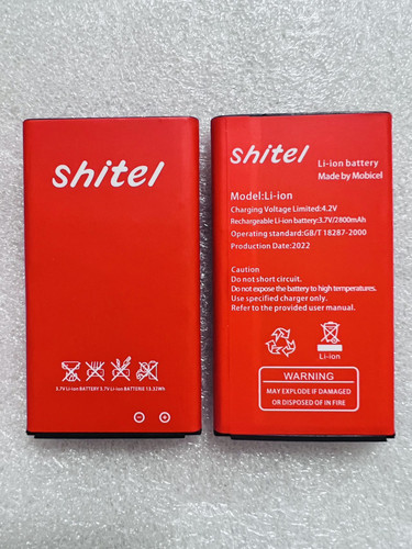适用于 SHITEL手机电池 BL-25B手机 电板 2800全新通用核对尺寸