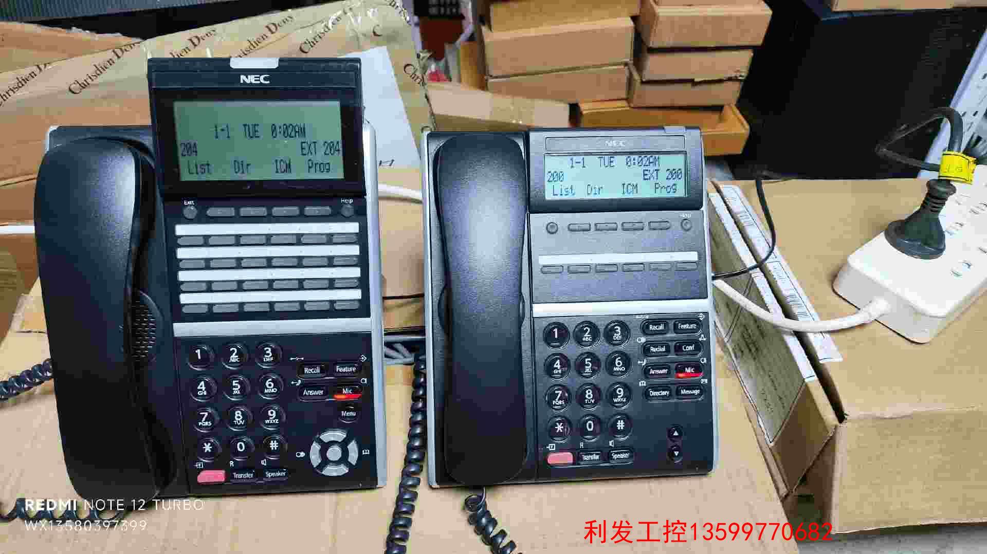 议价NEC DT400数字话机DTZ24D话机3个12D一