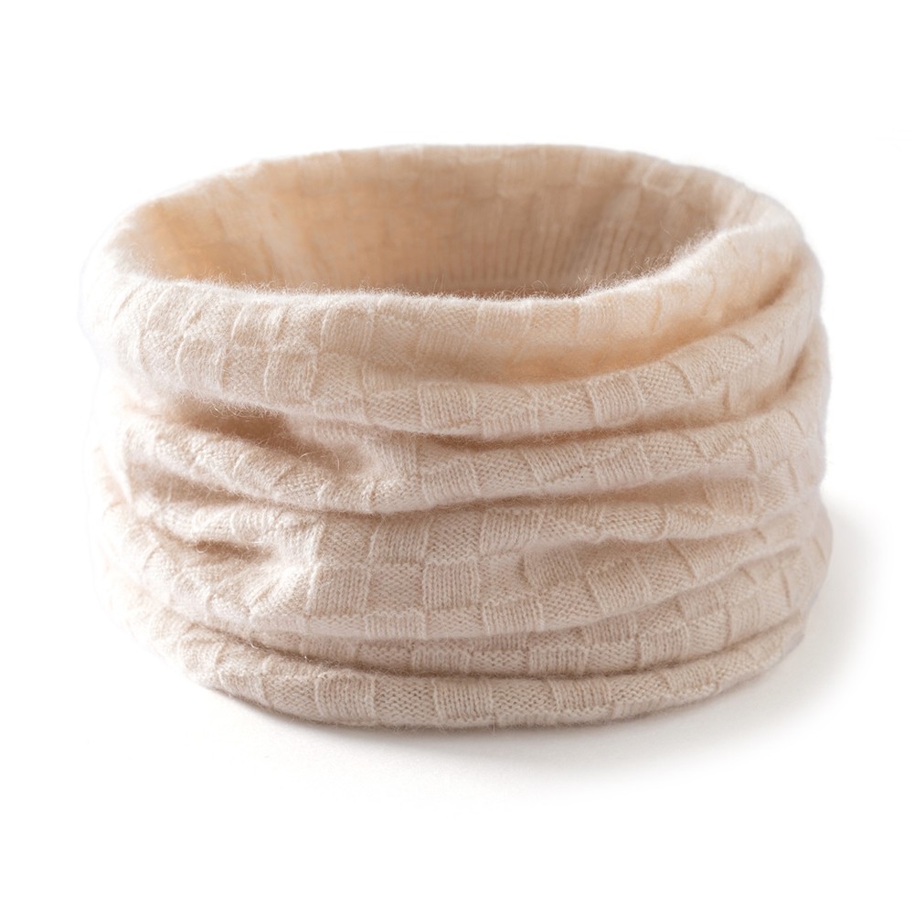 MJ1143秋冬女羊绒针织围脖保暖又衬气色是便捷实用的颈部保暖配饰