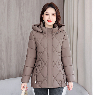 冬季羽绒棉棉衣女中长款保暖棉服