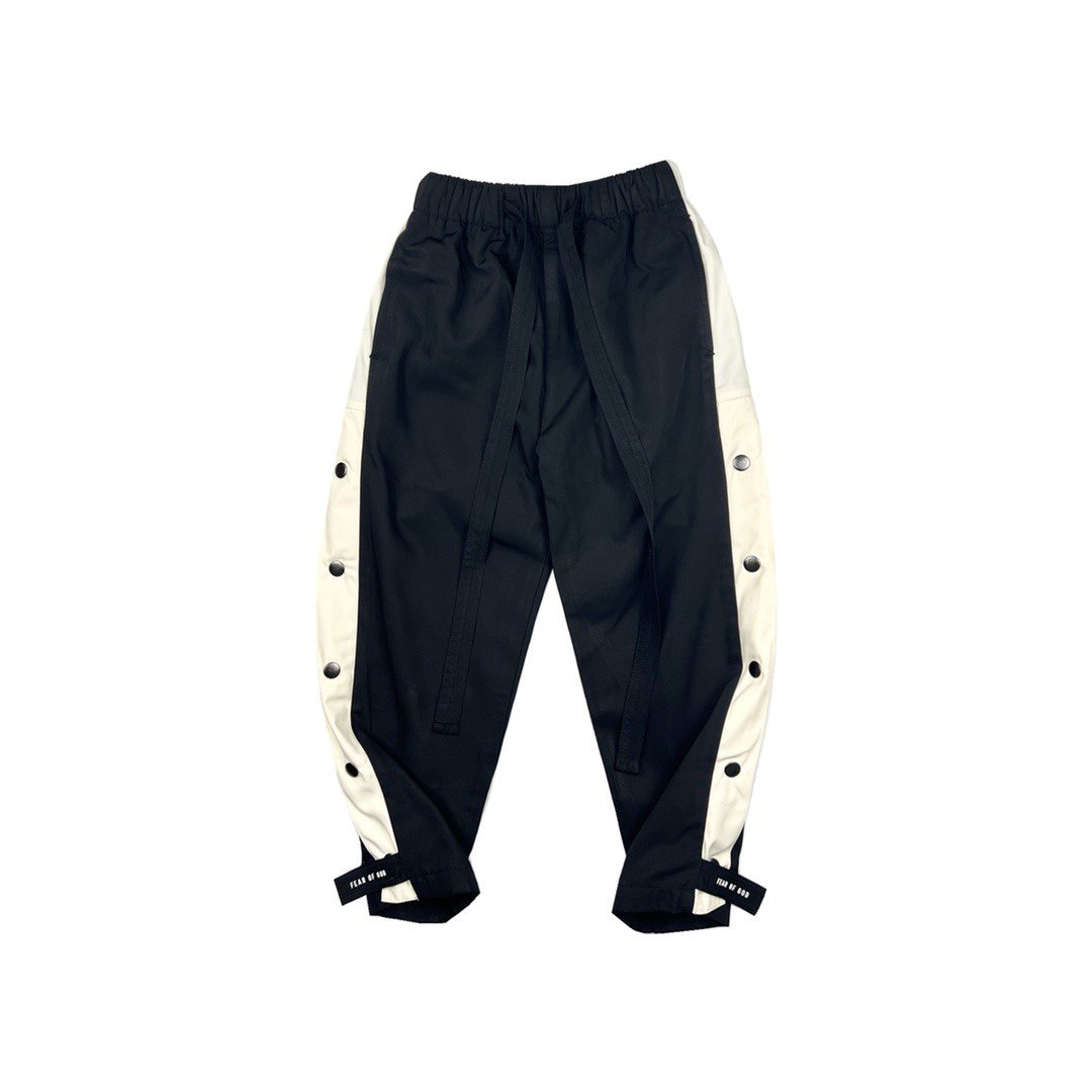 22秋季新品 日系儿童fog排扣长裤 男女童收口潮款裤子