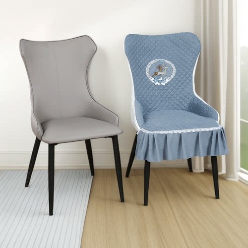 哑铃轻奢椅套全包新款防滑靠背凳子家用椅罩一体四季通用椅套罩