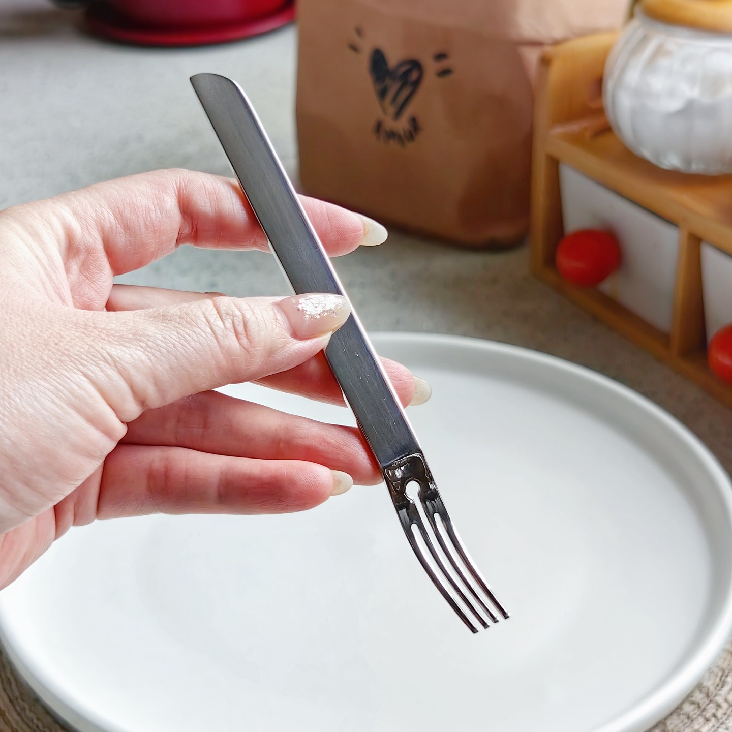 304不锈钢水果小叉子甜品叉蛋糕