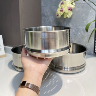 出口德国 304不锈钢实用蒸笼蒸格蒸架家用加厚厨房蒸屉蒸层可叠加