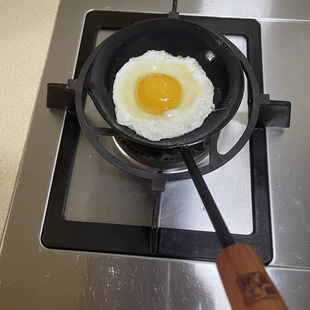 做蛋饺神器 精铁泼油锅热油炝油淋油烧油小锅煎蛋长柄极铁勺炒勺