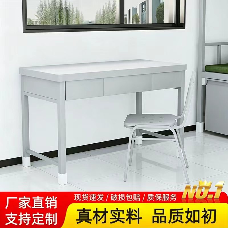 士兵制式上下铺铁架床加厚营房高低床部队营具宿舍双层床电脑桌