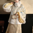 冬季 马年明制汉服昭君袄妆花马面裙加绒套装 5周年店庆款 拾芳