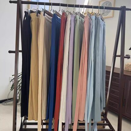 拾芳春夏款汉服日常通勤百搭人棉亚麻宋裤