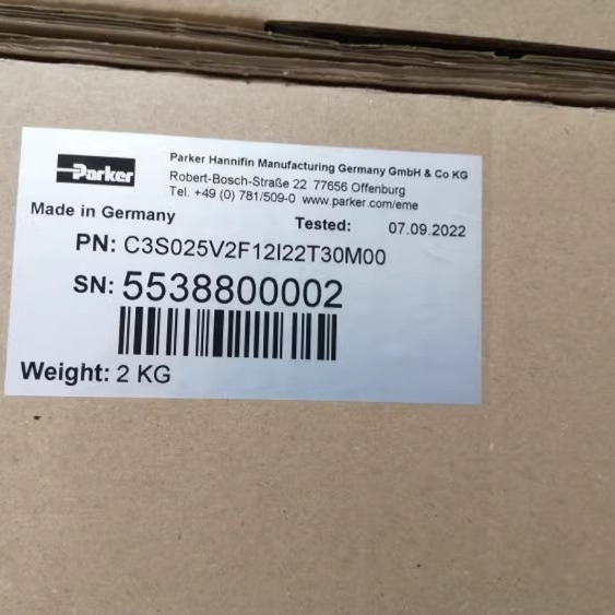 控制器 C3S063V2F10I22T30M00 C3S025V2F12I22T30M00 派克