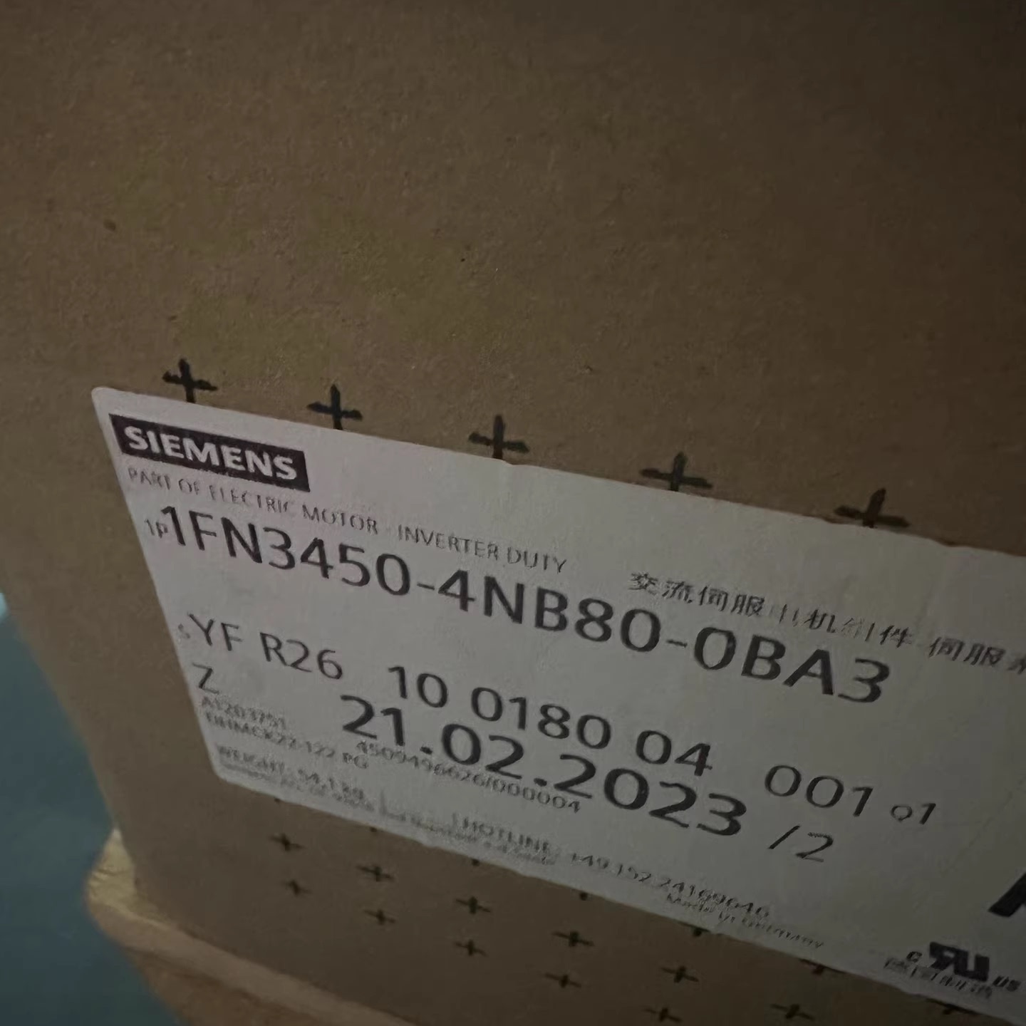 SIEMENS/西门子 电机 1FN3450-2WC00-0BA3