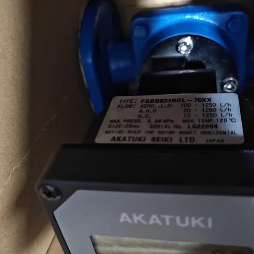 FGBB631BDL-75XX SERIAL No.LG22004 AKATUKI 电子式油用流量计