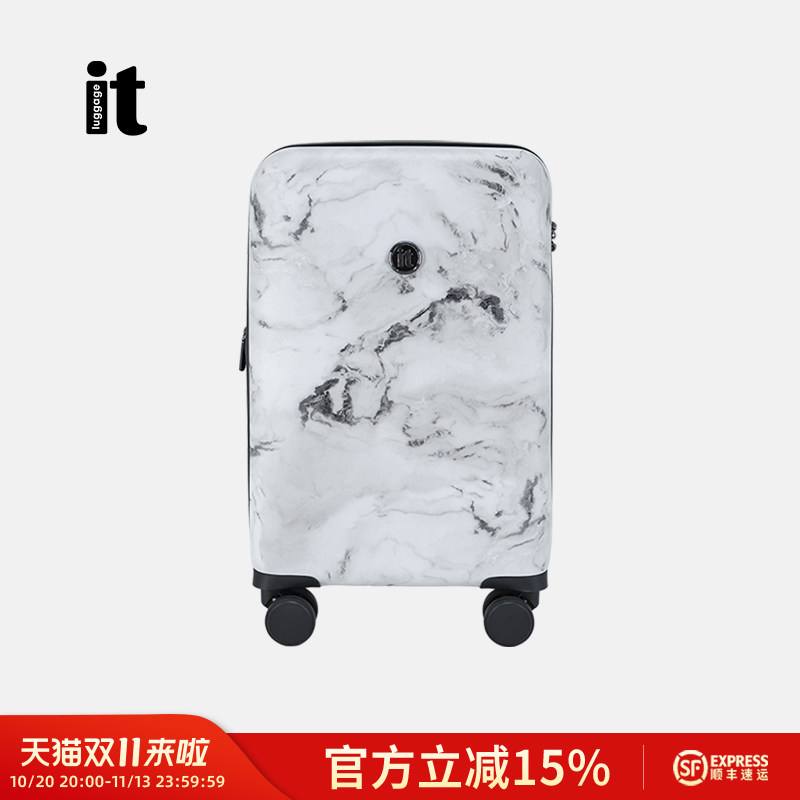 it luggage/一提行李箱大容量拉杆旅行万向轮大理石花纹密码箱