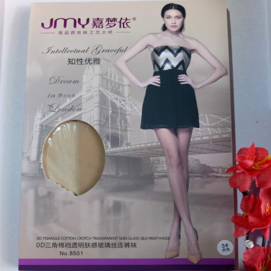 丝袜嘉梦依裆部加棉连裤袜薄款