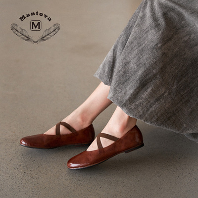Mantova2025夏季新款玛丽珍鞋