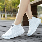 女士新款 男士 曳步舞鞋 牛霸道白色广场舞鞋 夏季 专用跳舞鞋 鬼步舞鞋