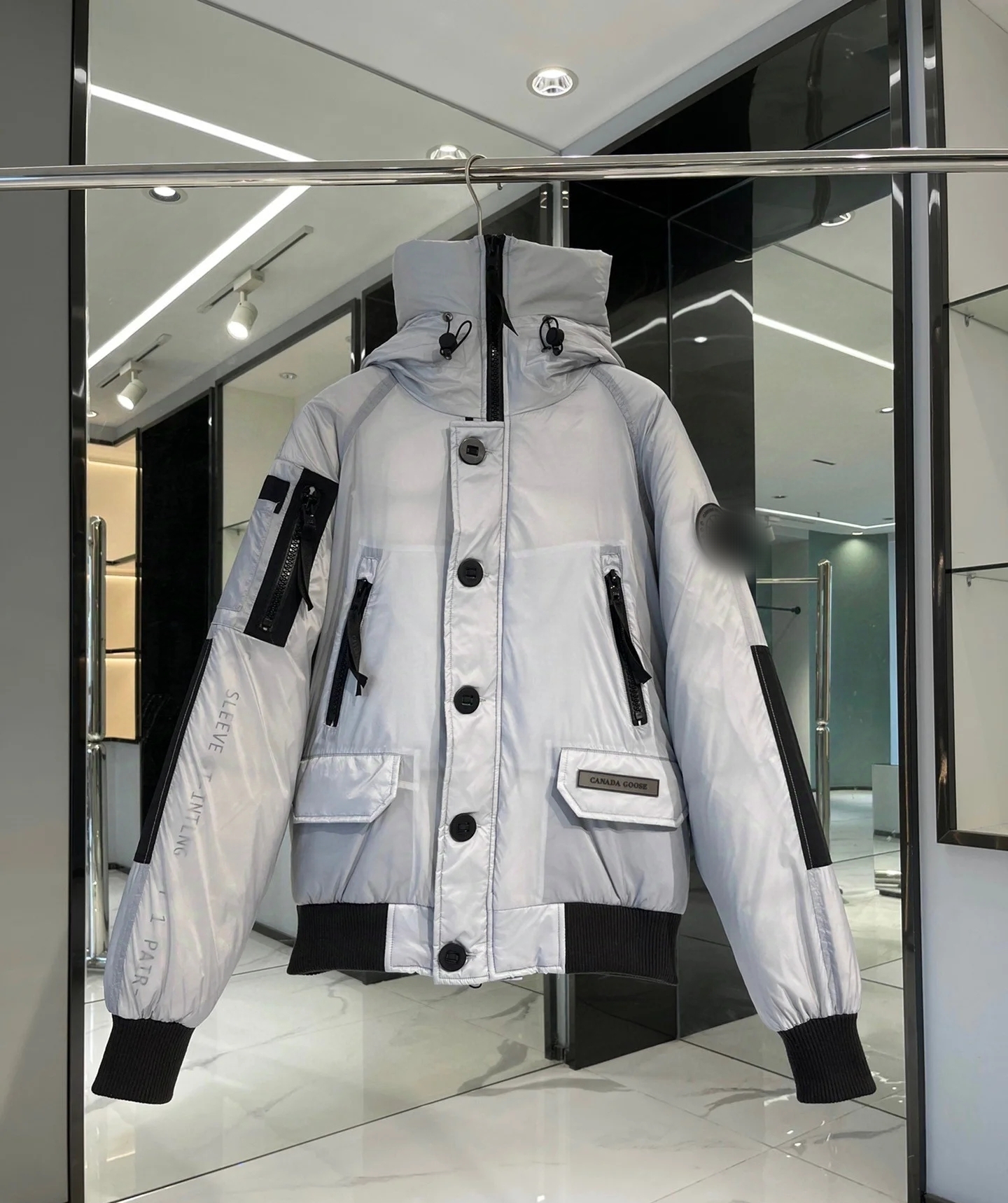 亏本处理～90白哈特鸭绒24秋冬新款保暖飞行员夹克羽绒服男女款