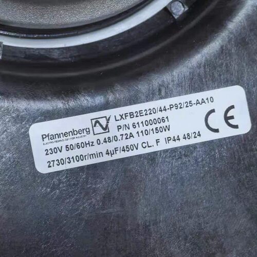 LXPFB2E220/44-P92/25-AA10 P/N611000061 230V 0.48/0.72A