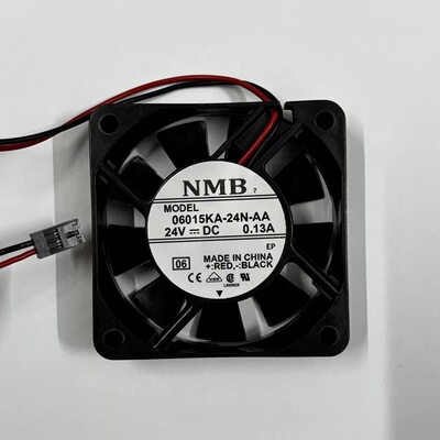 NMB全新06015KA-24N-AA-00 6025 24V 0.13A 6CM变频器安川风扇