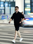 微胖男生显瘦穿搭夏季短袖衬衫男宽松半袖衬衣五分袖冰丝上衣潮牌