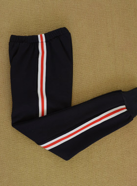 白红白三道杠校服裤子