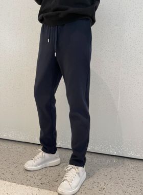 Gesamy格桑米男士抗寒羊毛加绒防风裤2025秋冬新款韩版百搭长裤