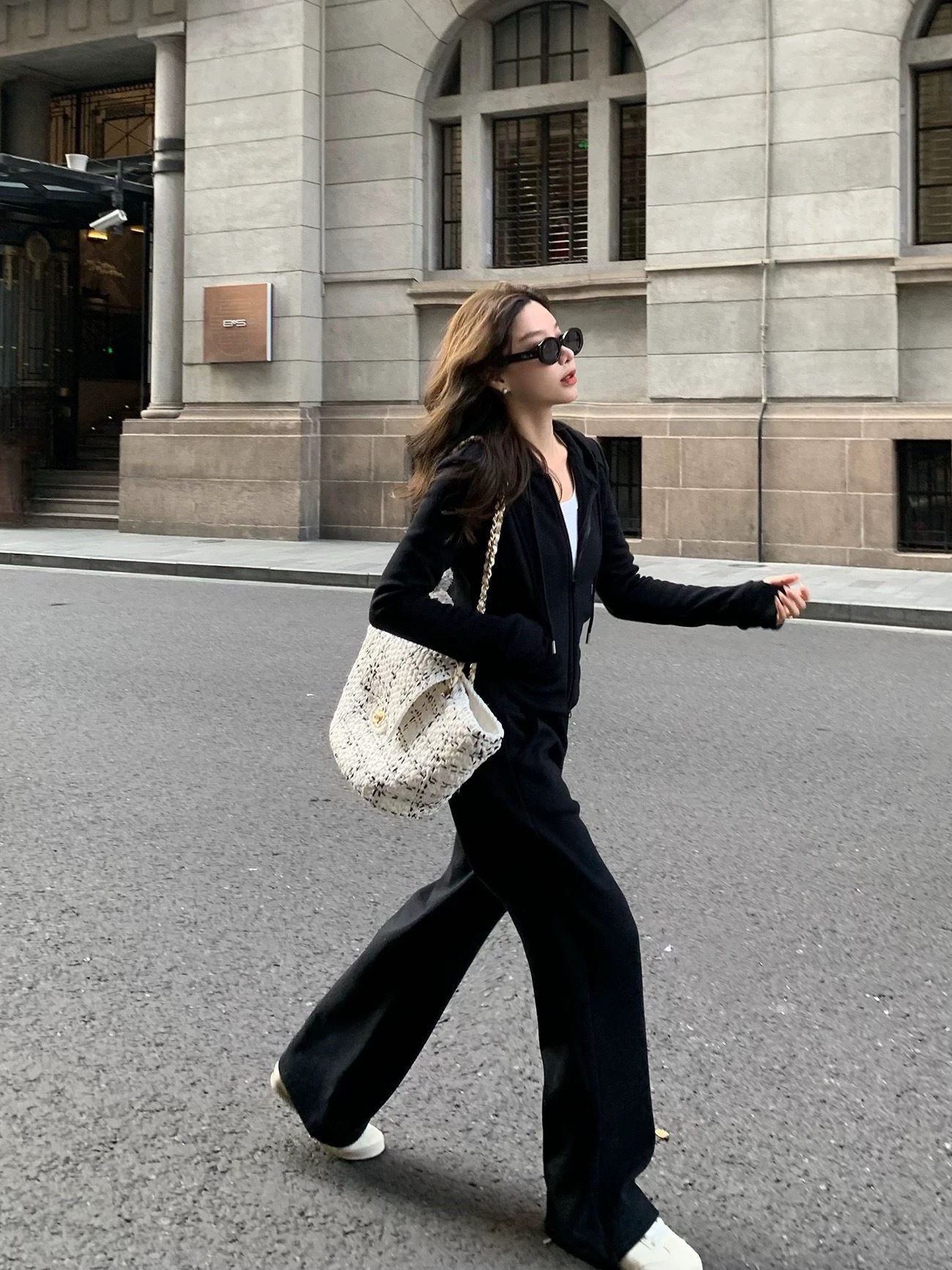 羊绒蛋白帽衫套装女加厚深秋初冬穿搭一整套休闲运动服两件套女,女装/女士精品,时尚套装,淘宝优惠券,粉丝福利购,淘宝优惠卷