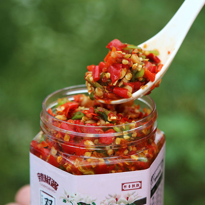 佐饭哥青红剁椒酱 江西农家手工特辣蒜蓉小米椒拌下饭菜 香辣椒酱