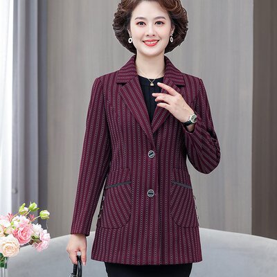 外套中年女士洋气短款小西服