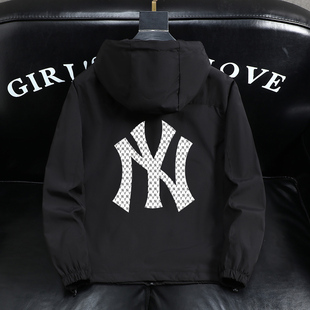 外套 青少年老花YN学生棒球夹克冲锋衣潮流帅气男士 2025秋冬季 新款