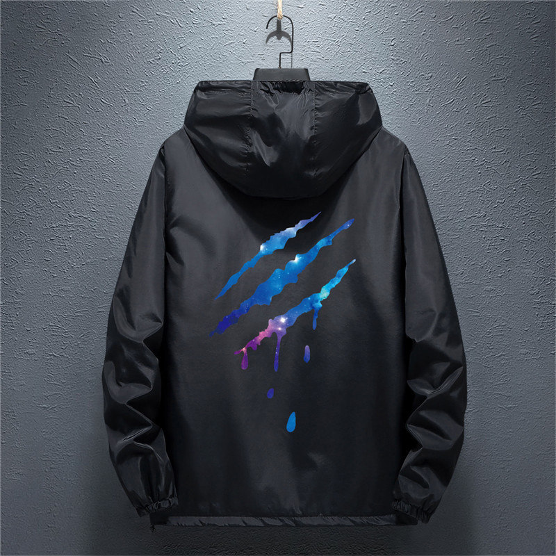 2026春秋季潮流帅气冲锋衣男款学生青少年大码夹克休闲外套男春装