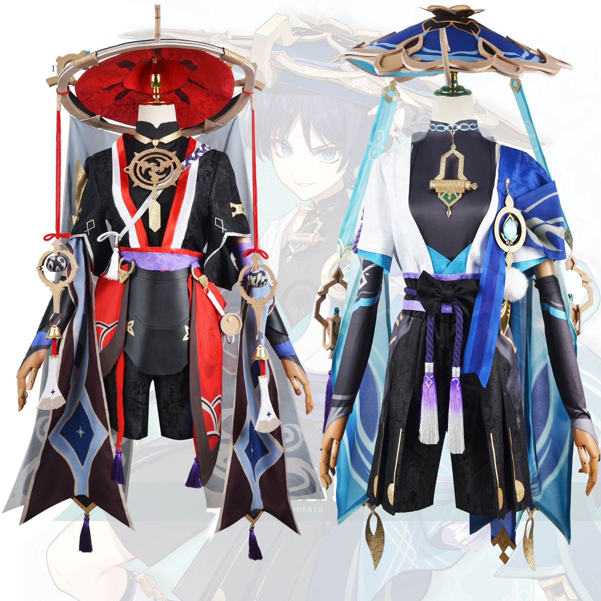 原神cos服流浪者cosplay散兵流浪者COS服动漫游戏服装c服男全套图片