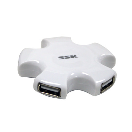 SSK飚王 彩星SHU024 集线器/hub 4口 扩展分线器 一拖四 USB2.0
