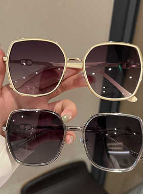 星光多边形素颜墨镜防紫外线质感