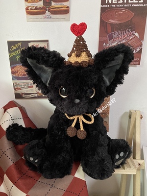 黑猫玩偶娃衣JMPRIME卡奇衣服KUKI德文猫玩偶围脖定制不含玩偶